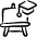 ar/vr drawing board education icon