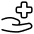 cybersecurity insurance hand icon
