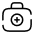 cybersecurity medical kit icon